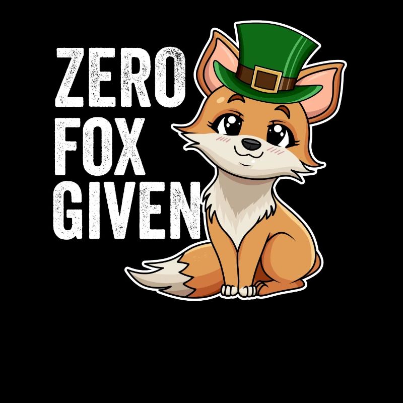 Zero Fox Given Pun Cute Kawaii Irish Fox