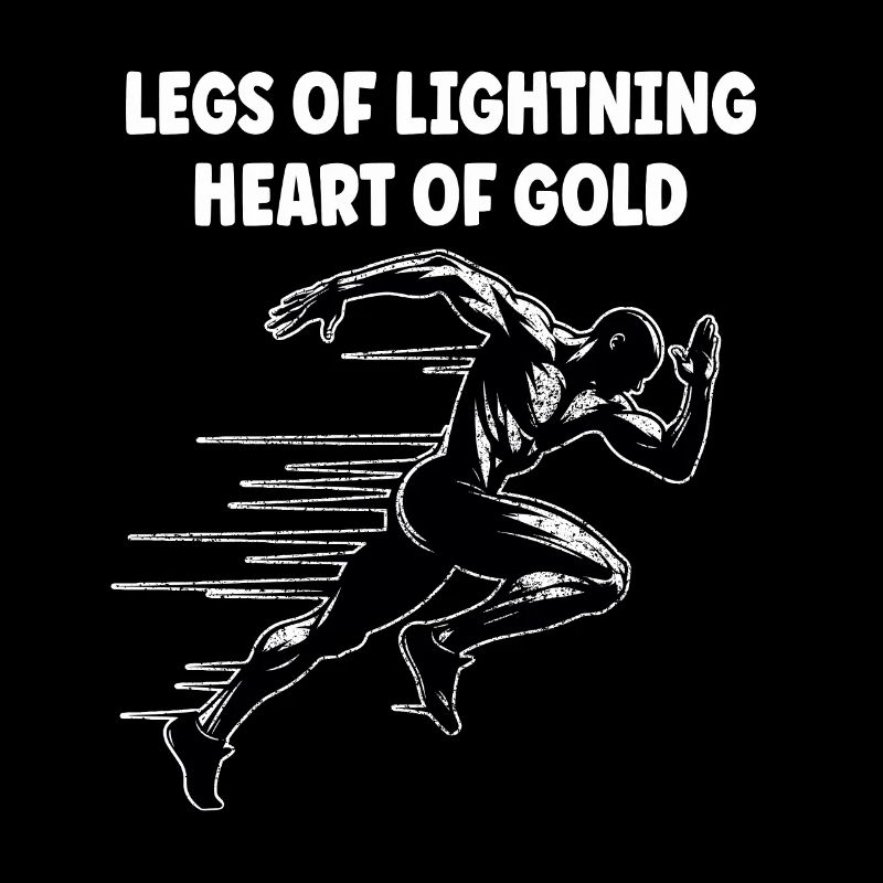 Coureur sur piste Sprinter Sprint 100m sprinter