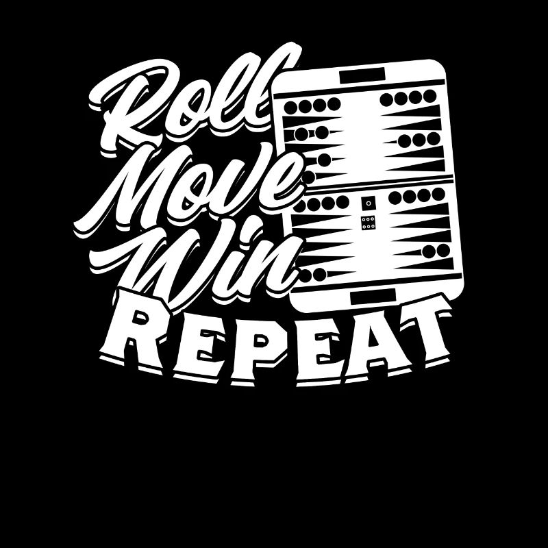 Backgammon Roll Move Win Repeat