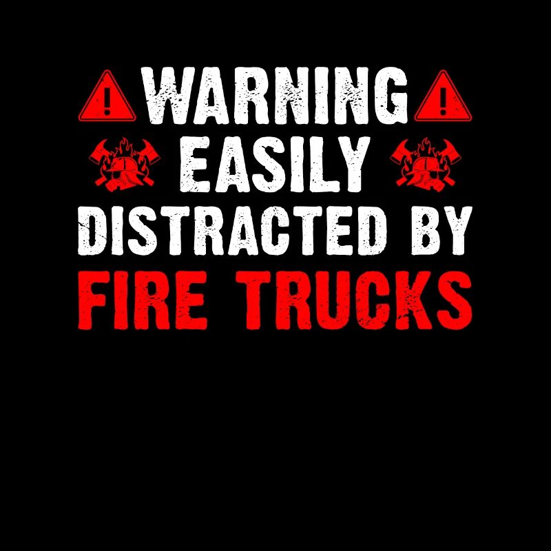 Facilement distrait par un pompier de camion de pompiers