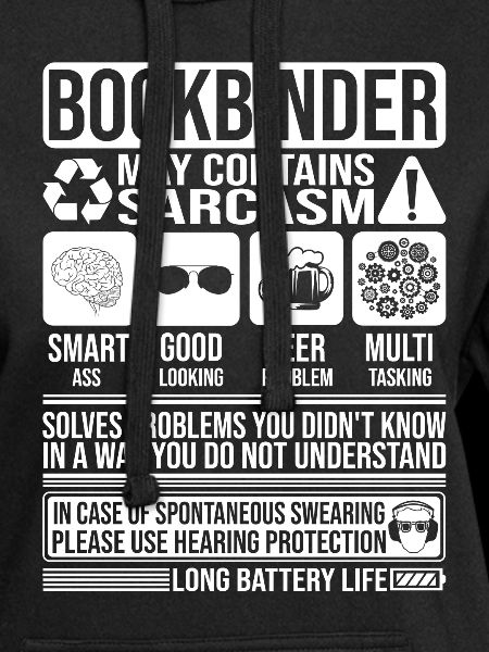 Buchbinder Sarkasmus lustig Geschenk Buchbinder