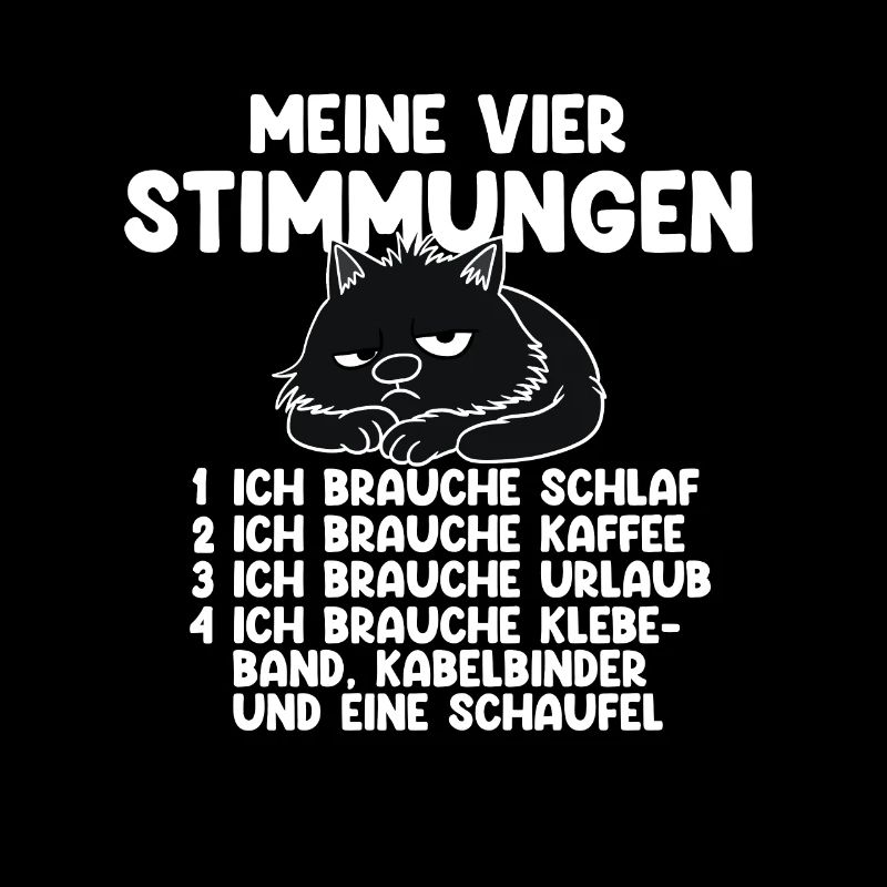 Meine Vier Stimmungen Katze