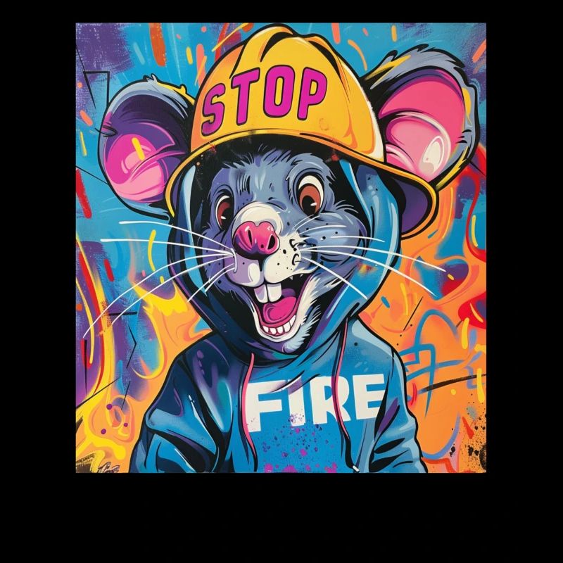 Pompier, Souris, Rat, Pompier, Pompier
