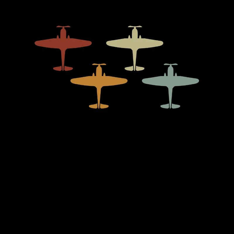 Flugzeug Tshirt Herren Helikopter Pilot Flieger
