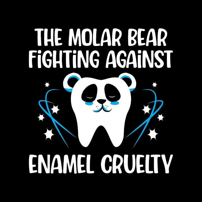 Der Molar Bear Kämpft Gegen Emaille-grausamkeit