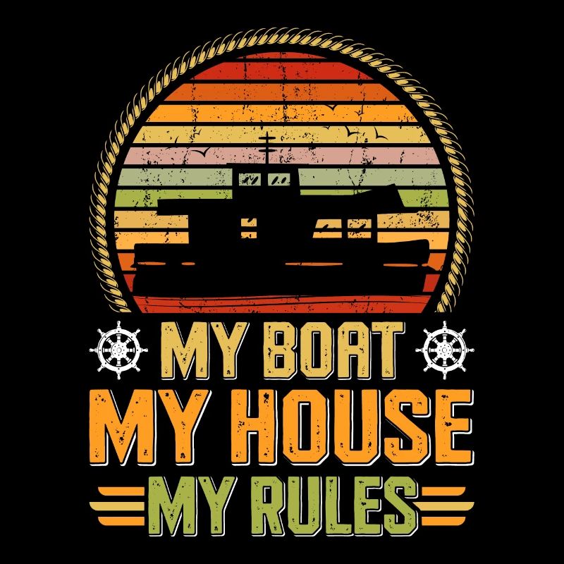 Witziger Hausboot Spruch