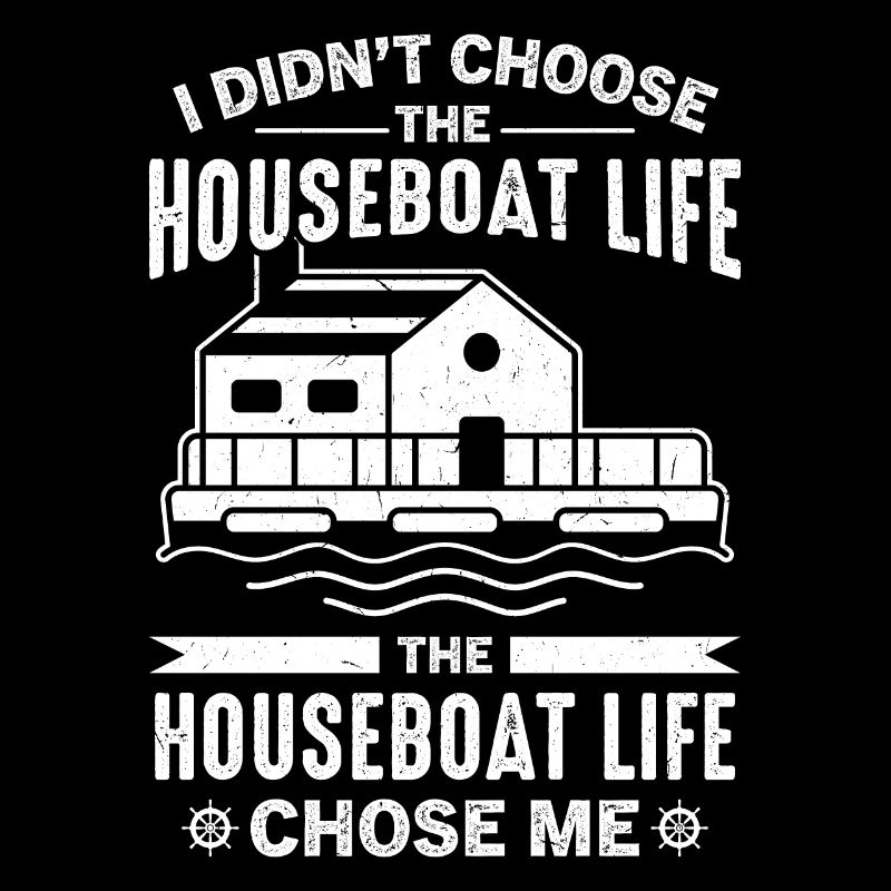 Witziger Hausboot Spruch