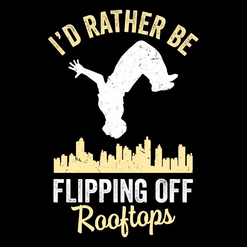 Witziger Parkour Spruch