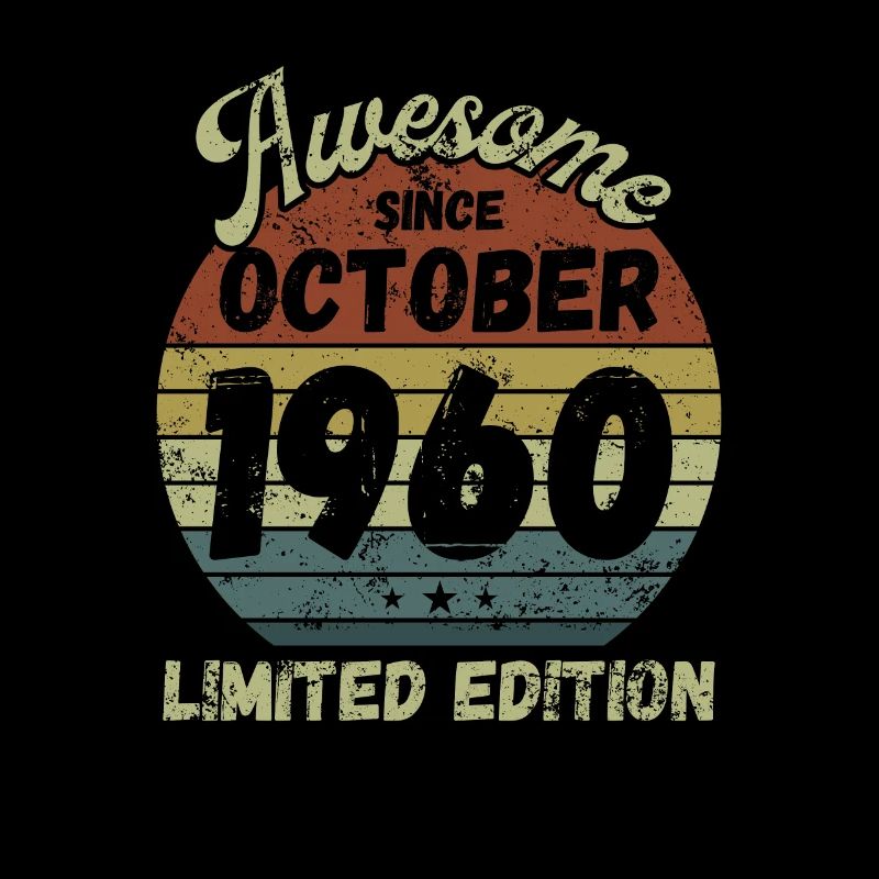 Awesome since October 1960 - Geburtstag