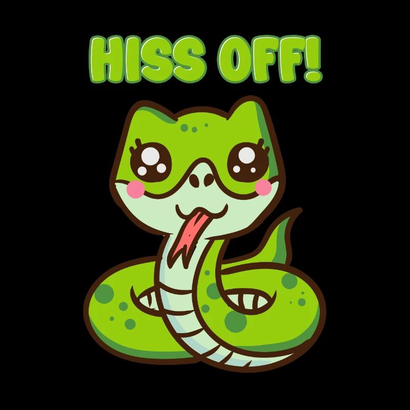 Sifflement ! - Jeu de mots sur le serpent mignon