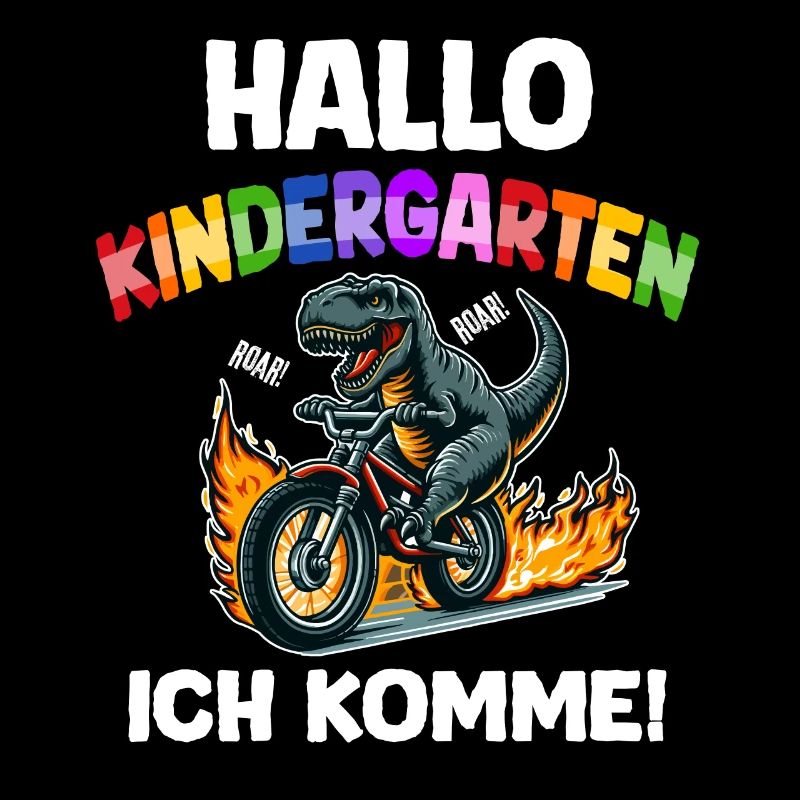 T-Rex Dino Kindergartenstart Kinder Jungs, Mädchen