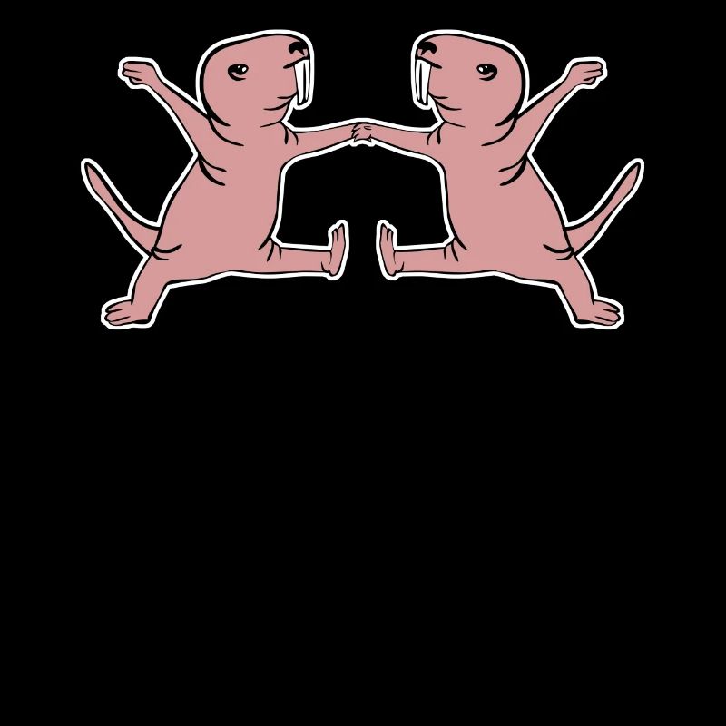 Rats taupes nus dansant Boogie Woogie