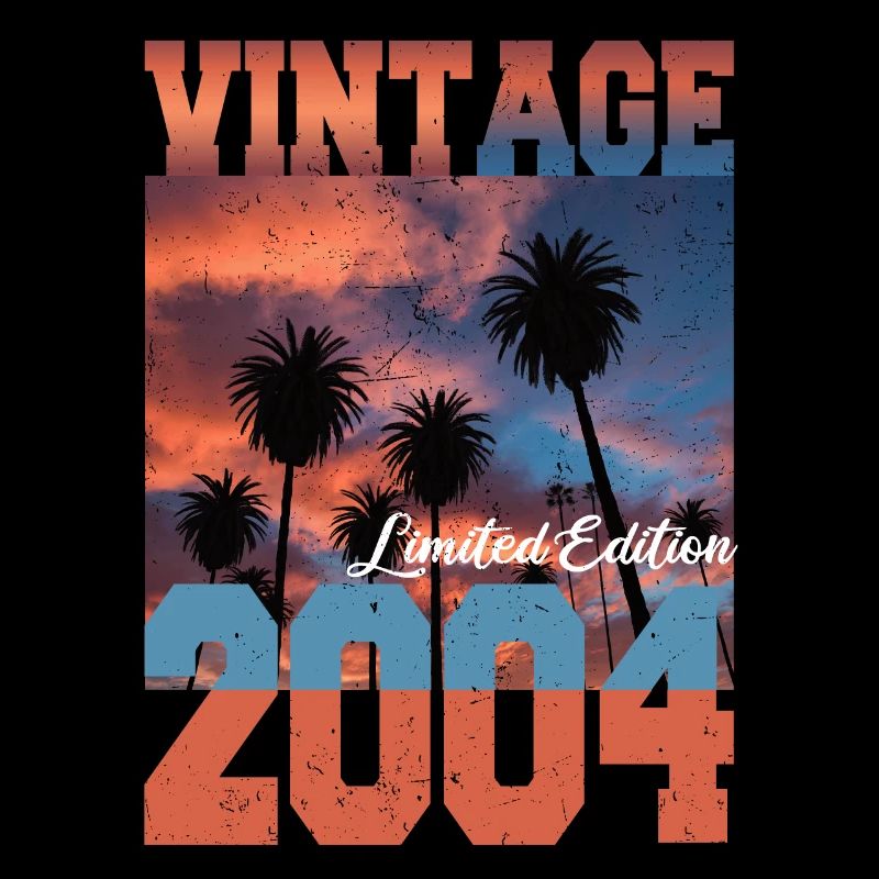2004 Vintage Limited Edition Palm Trees Born 2004