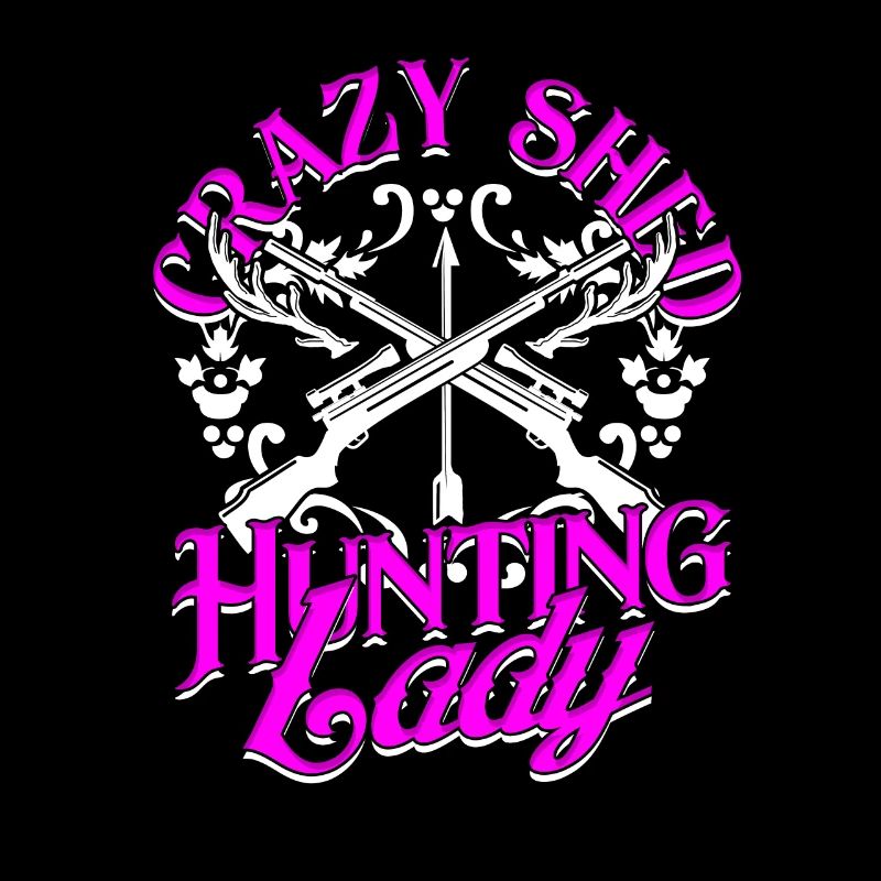 Bois Crazy Shed Dame de chasse