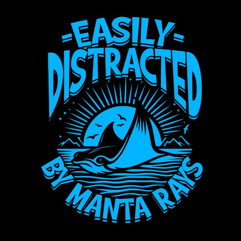 Mantarochen Easily Distracted By Manta Rays