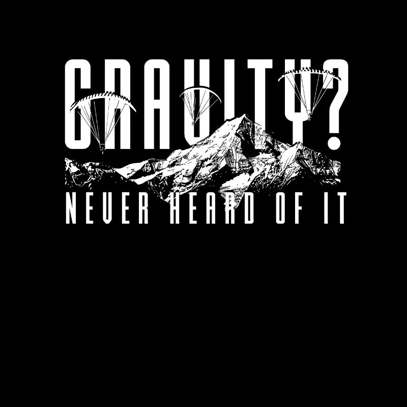 Paramoteur Gravité ? Jamais entendu parler de ça