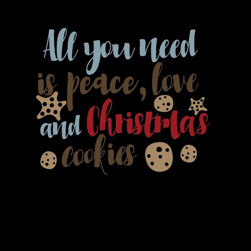 Tout ce dont vous avez besoin, c’est de la paix, de l’amour et des biscuits de Noël