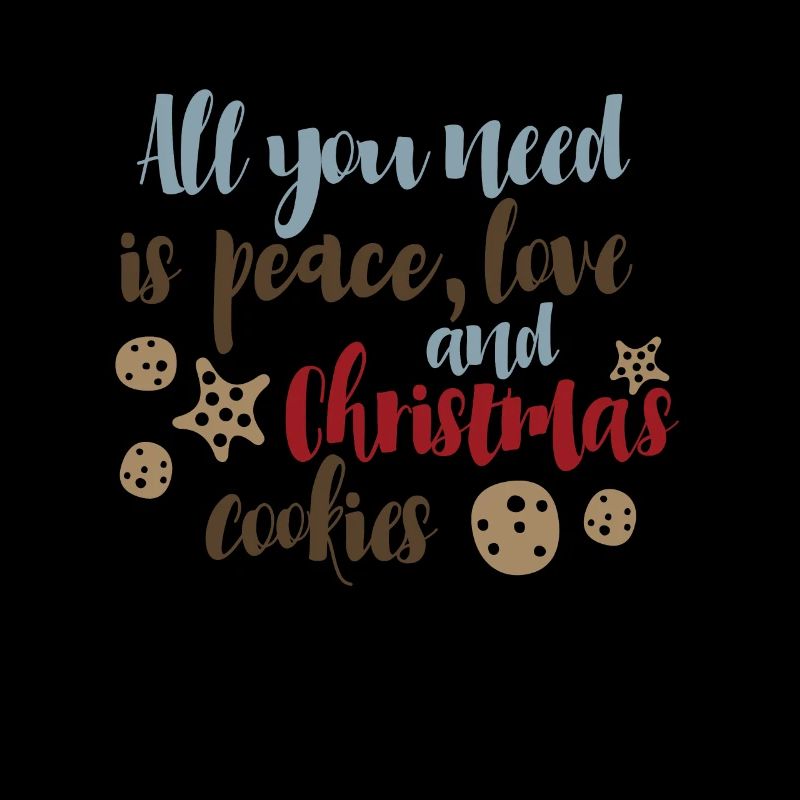 Tout ce dont vous avez besoin, c’est de la paix, de l’amour et des biscuits de Noël
