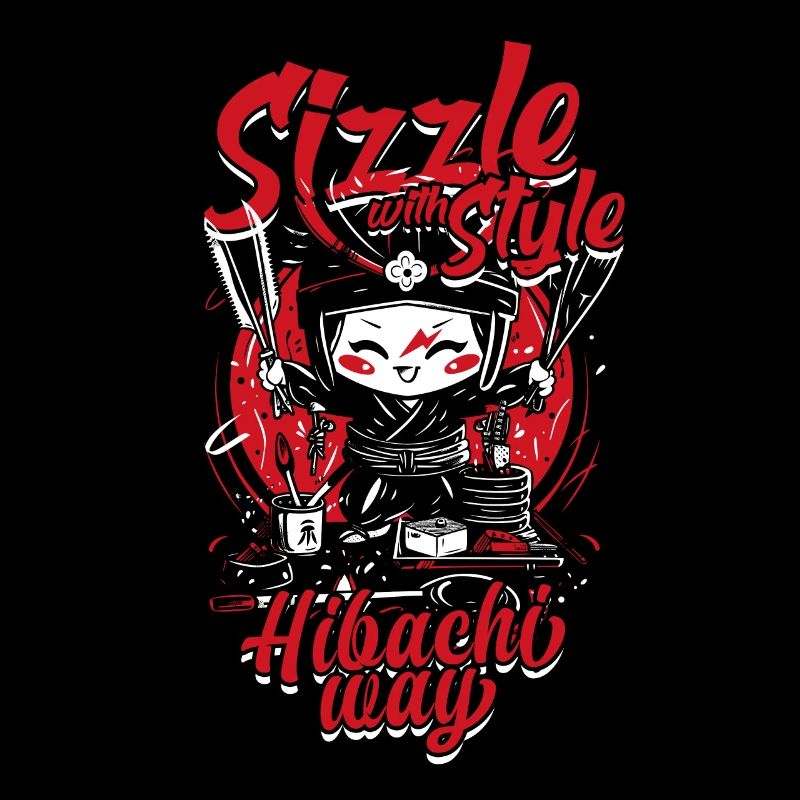 Hibachi grésille avec style