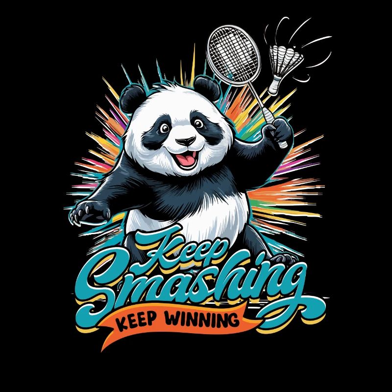 Badminton Keep smashing keep winning
