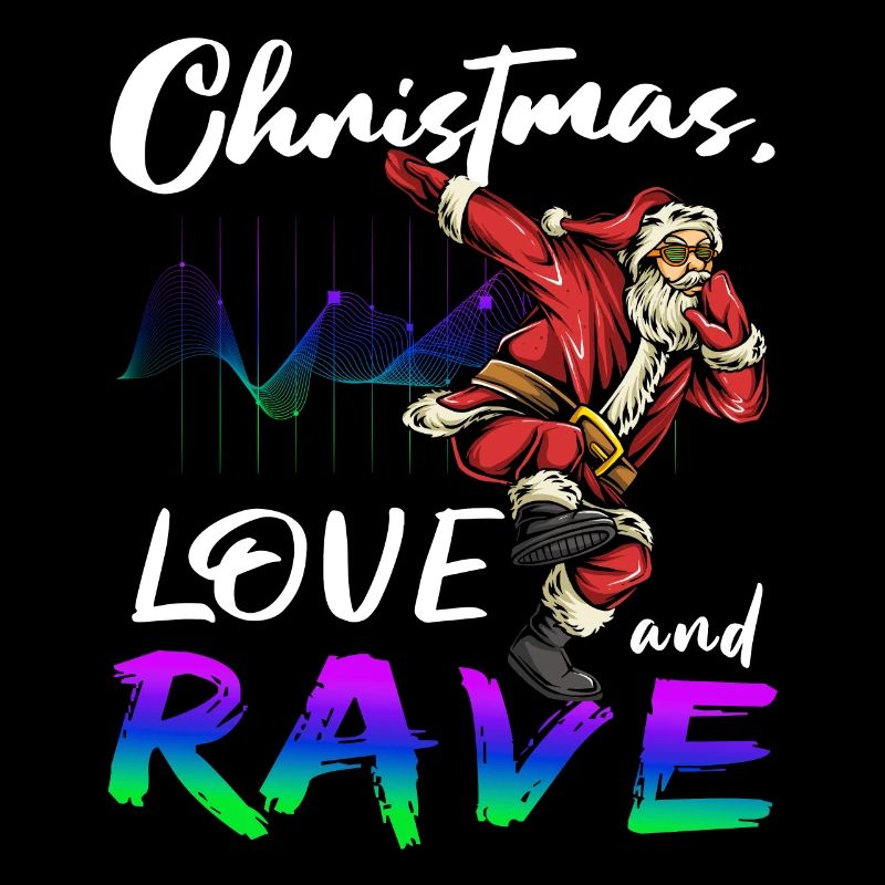Weihnachten Disco, Rave, Techno, House, Goa, Party