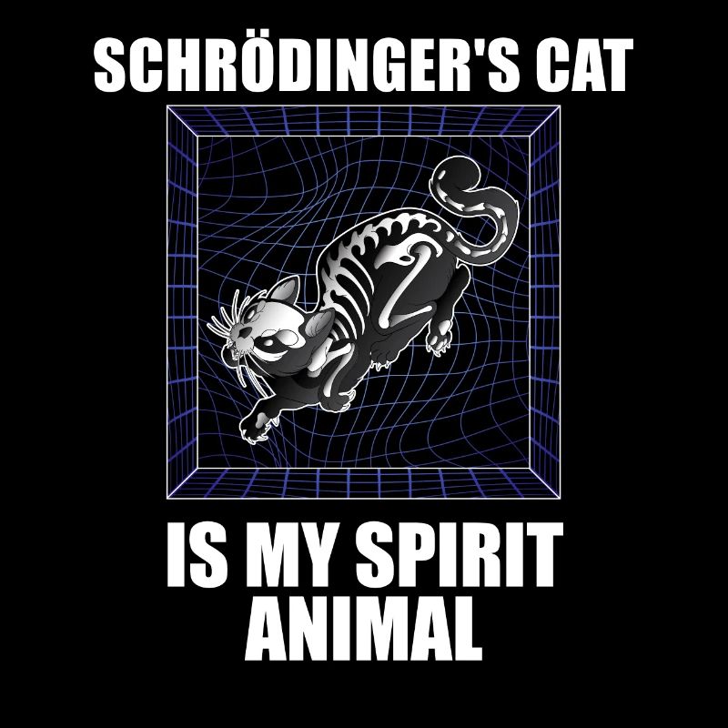 Physik Quanten Nerd Dead + Alive Schrödingers