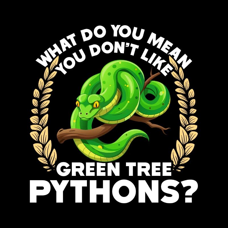 Python arborescent vert