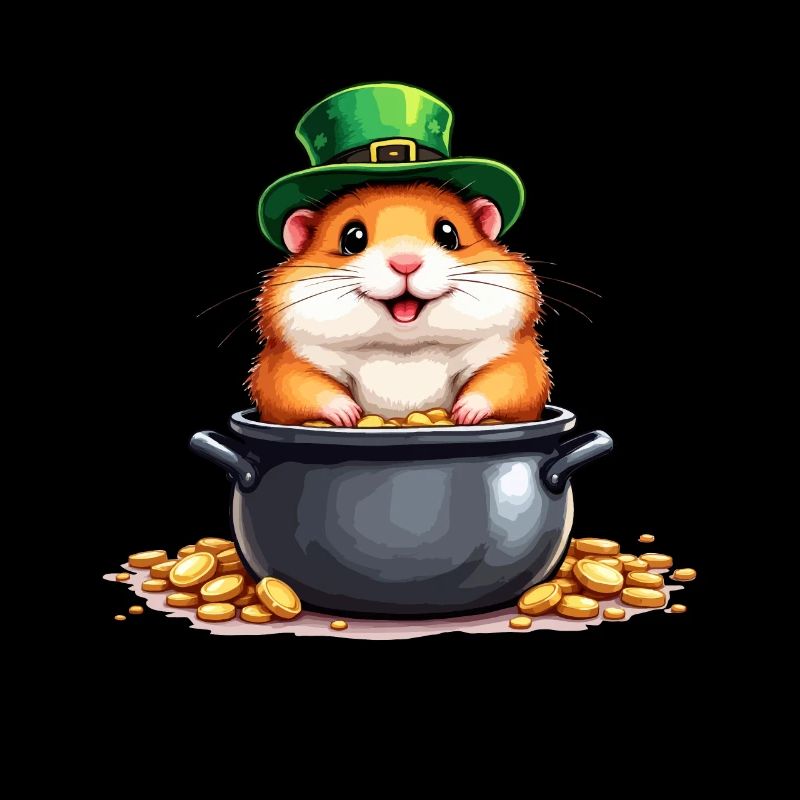Hamster St. Patricks Day Outfit Hamster