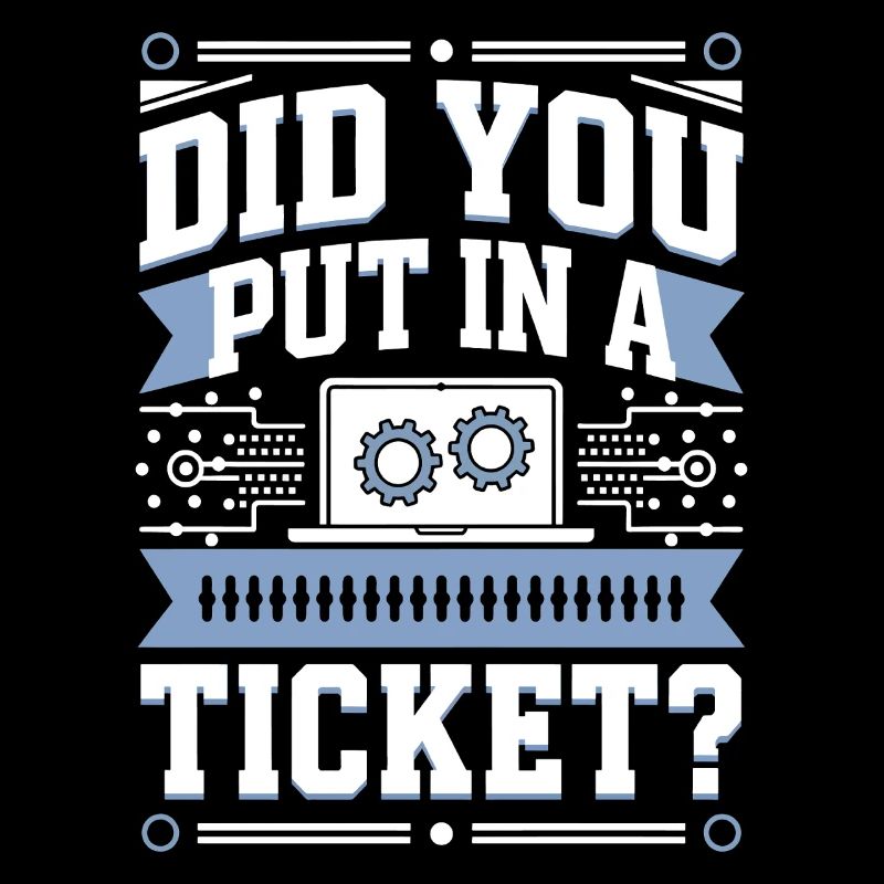 Avez-vous mis un billet ? Programmeur de support informatique