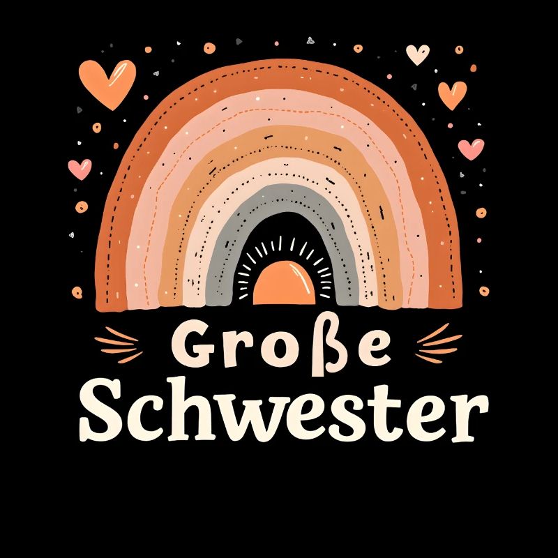 Große Schwester Regenbogen Boho