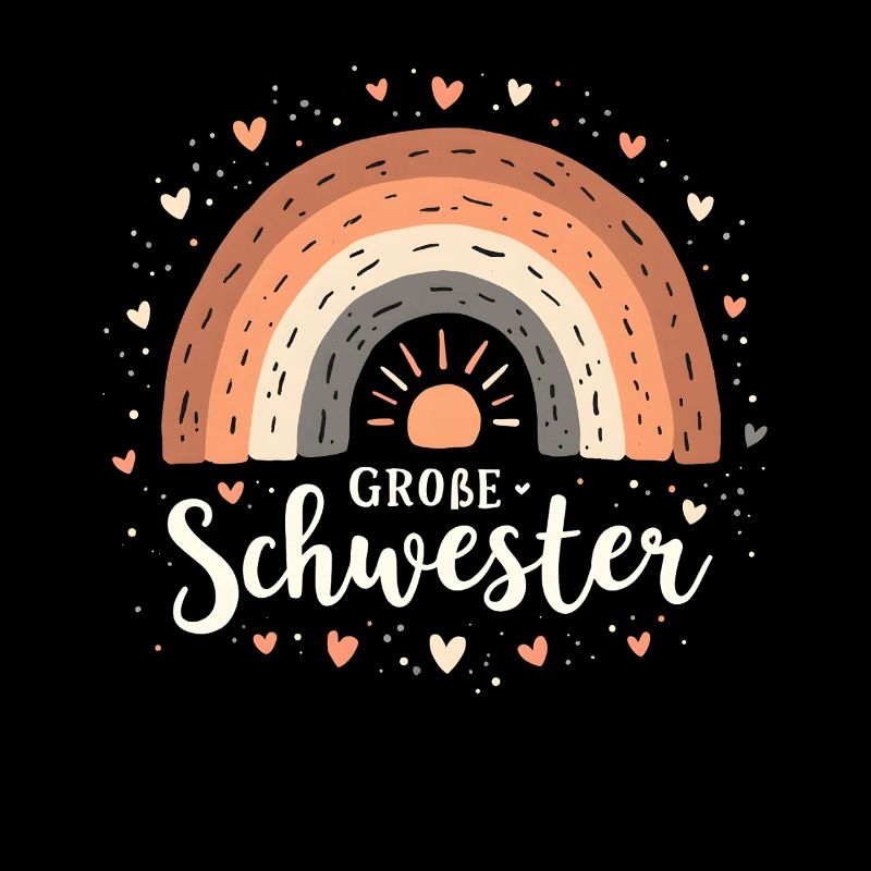 Große Schwester Regenbogen Boho