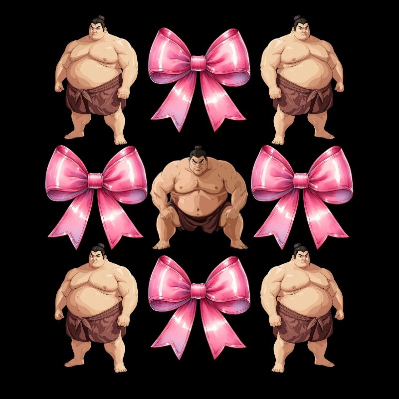 Kokette Bogen Sumo-Ringen Japanischer Sumo-Ringer