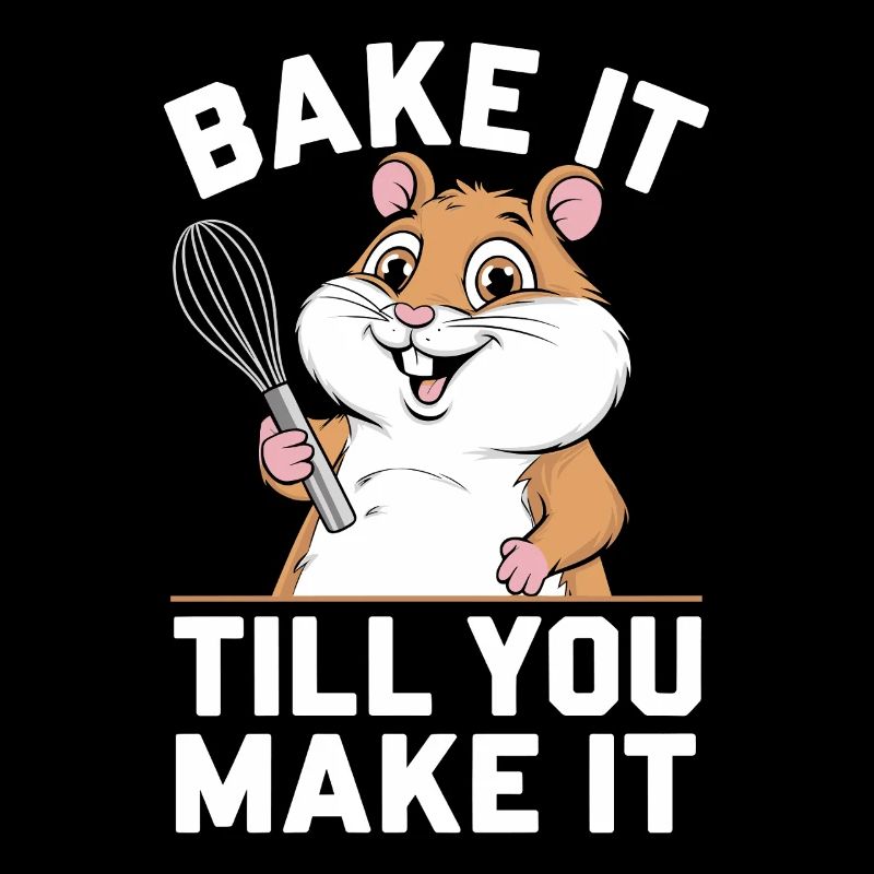 Backe Es Bis Du Es Schaffst Bäcker Hamster Spaß