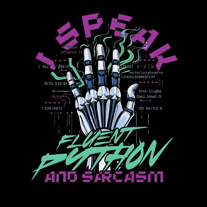 Linguiste informaticien, Python courant et sarcasme