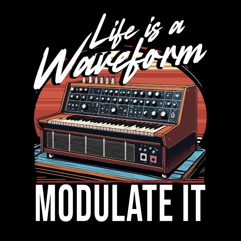 Synthesizer Life Is A Waveform Modulate It