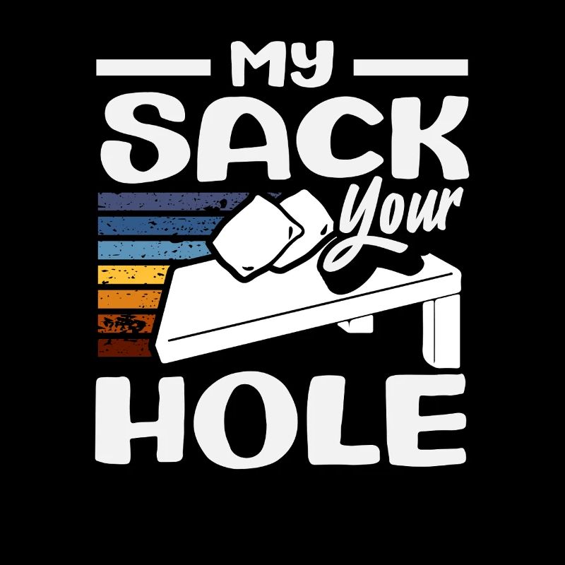 Cornhole Spieler Mein Sack Dein Loch