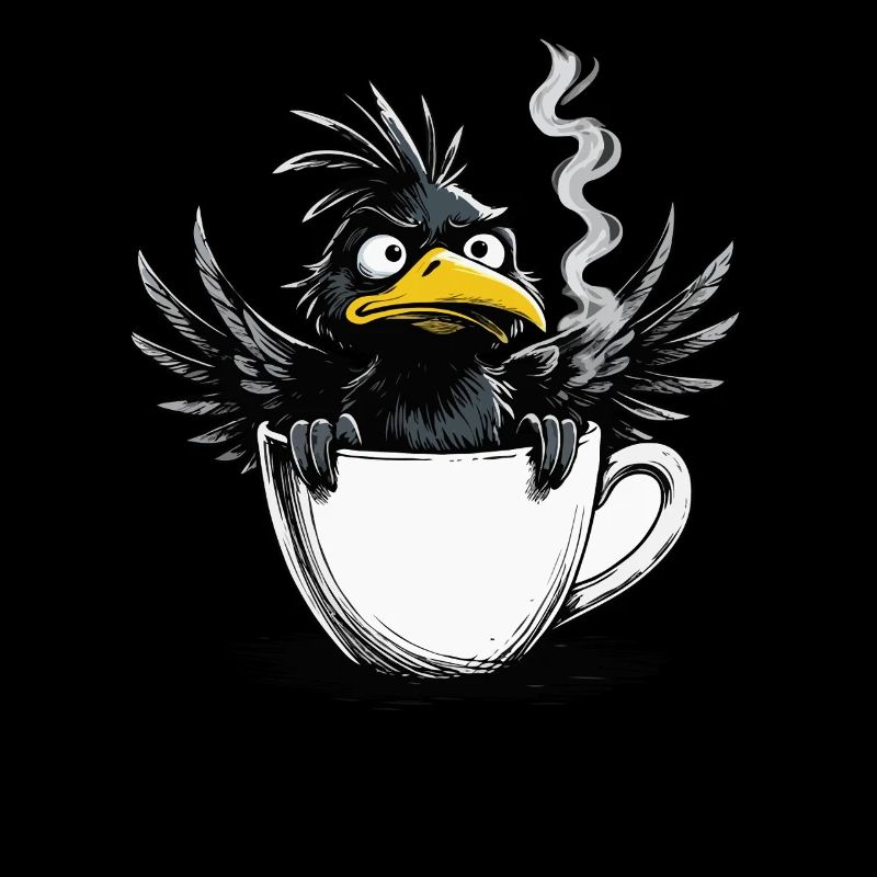 Bird don't want coffee before you ask no
