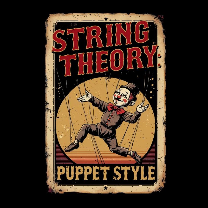 Bauchredner String Theory Puppet Style