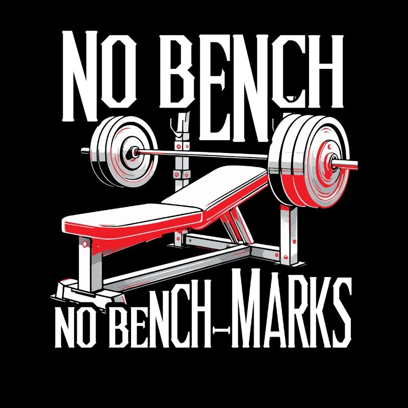 Entraînement de la poitrine Bodybuilders Pas de banc Pas de repères