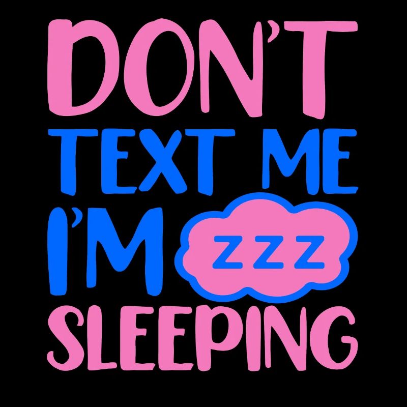 pas de message je dors
