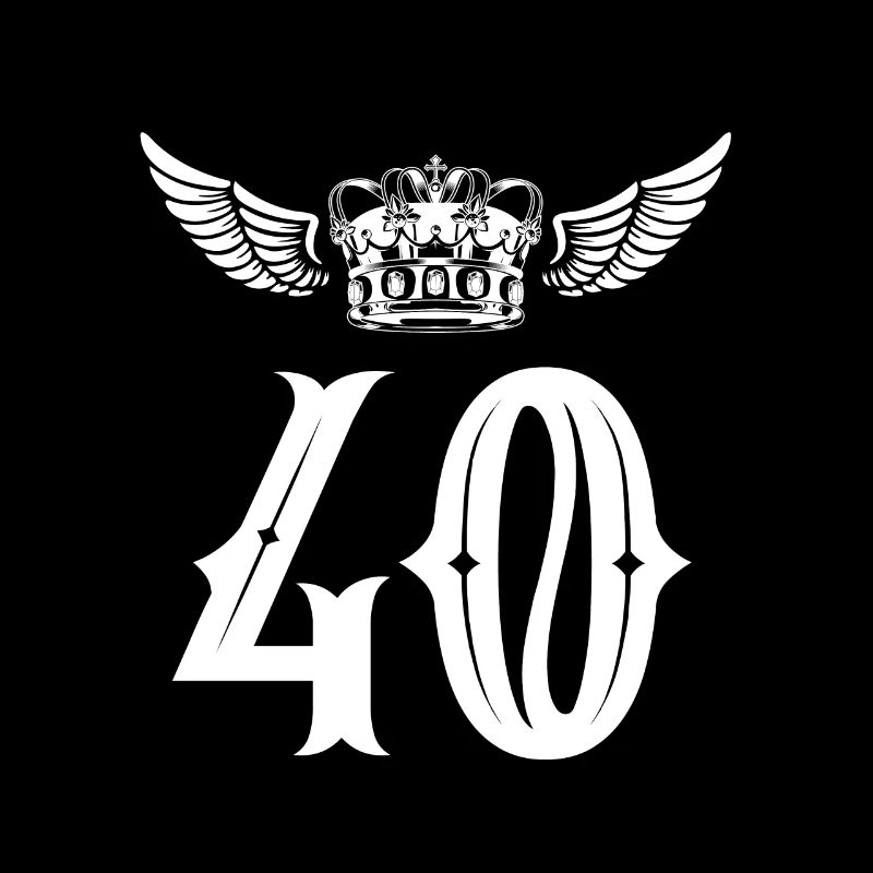 40 Zahl Krone