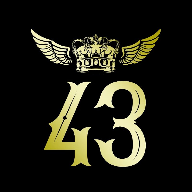 43 Number crown