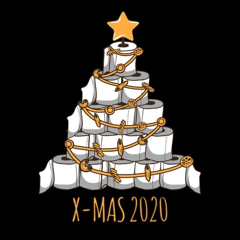 Weihnachtsbaum Klopapier Lustig Hamsterkauf