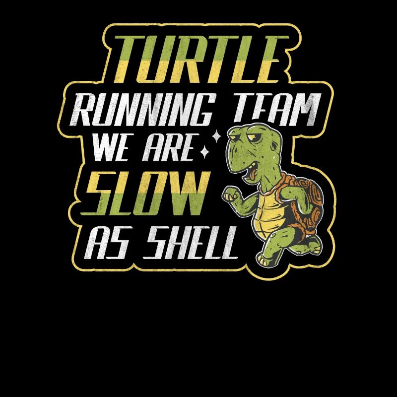 Turtle Running Team - We Are Slow As Shell Running