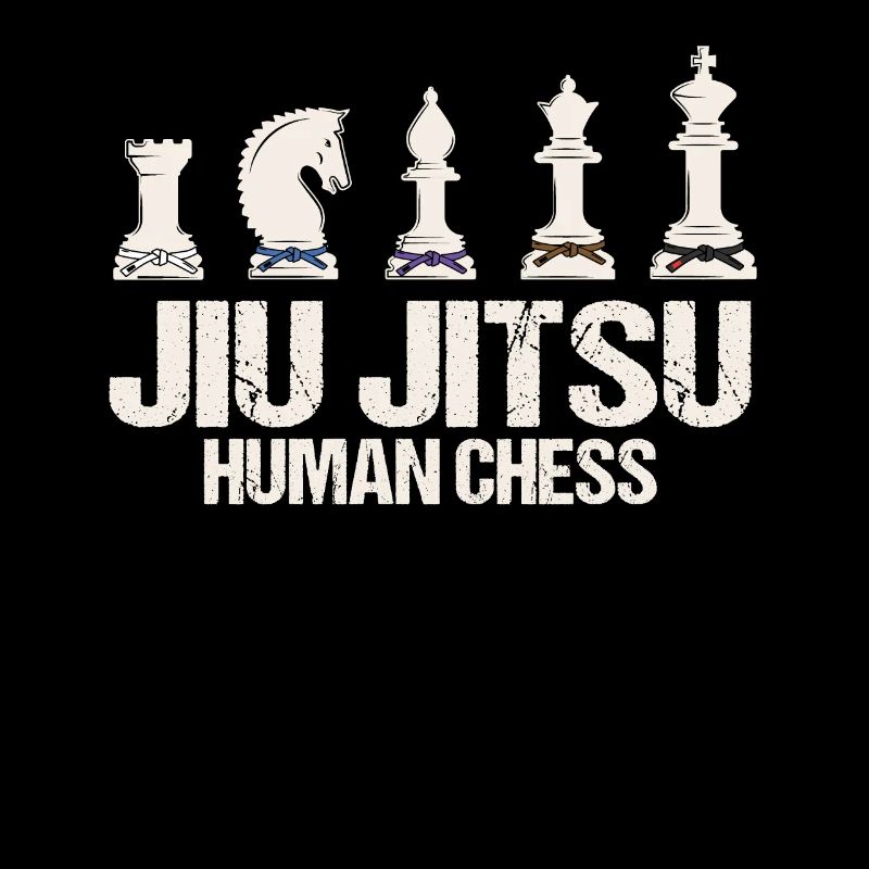 Jiu-Jitsu Human Chess Funny Jiu Jitsu