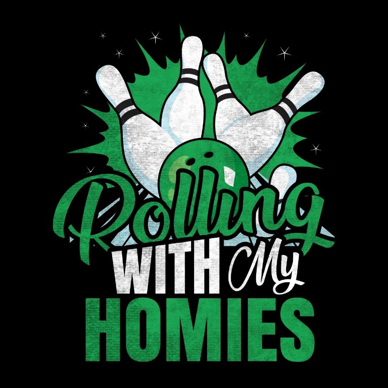 Rolling with my Homies Retro Bowling Gift
