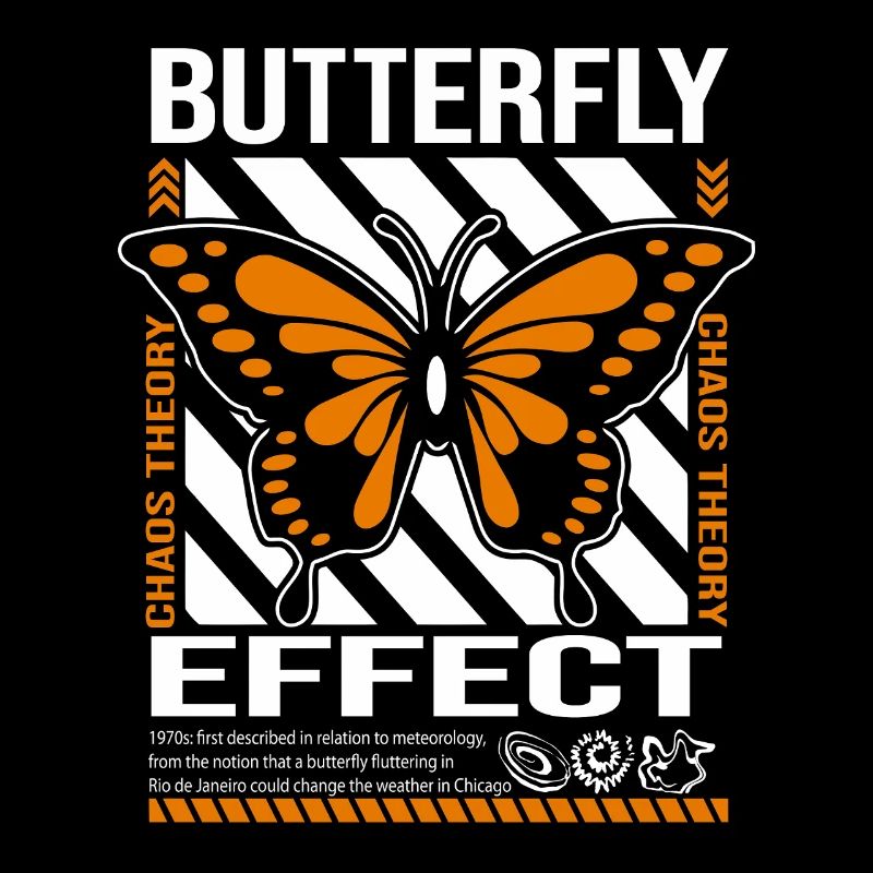 Butterfly Effect Chaos Theory Graphic Tee