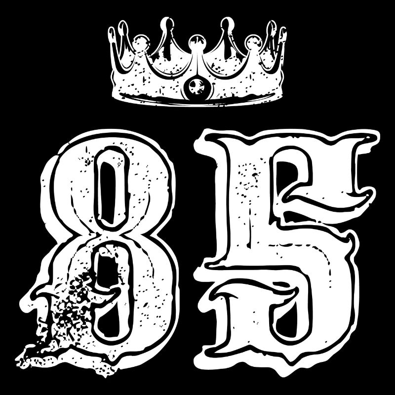 85 Number crown