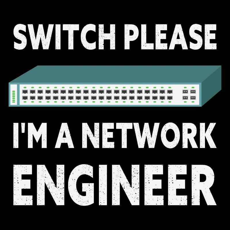 Switch Please I'm A Network Engineer IT Tech