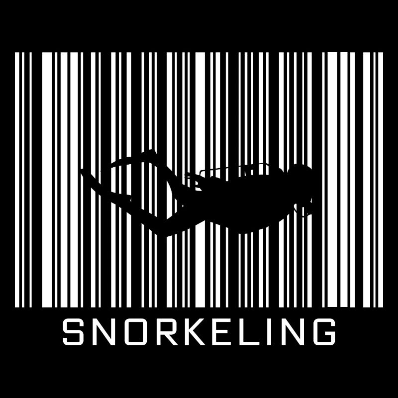 Schnorcheln Hobby mit Barcode